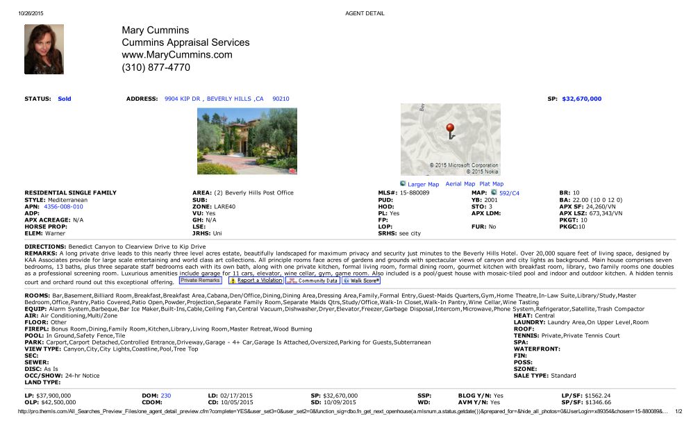 Mary Cummins, Real Estate Appraiser, Real Estate Appraisal, Los Angeles