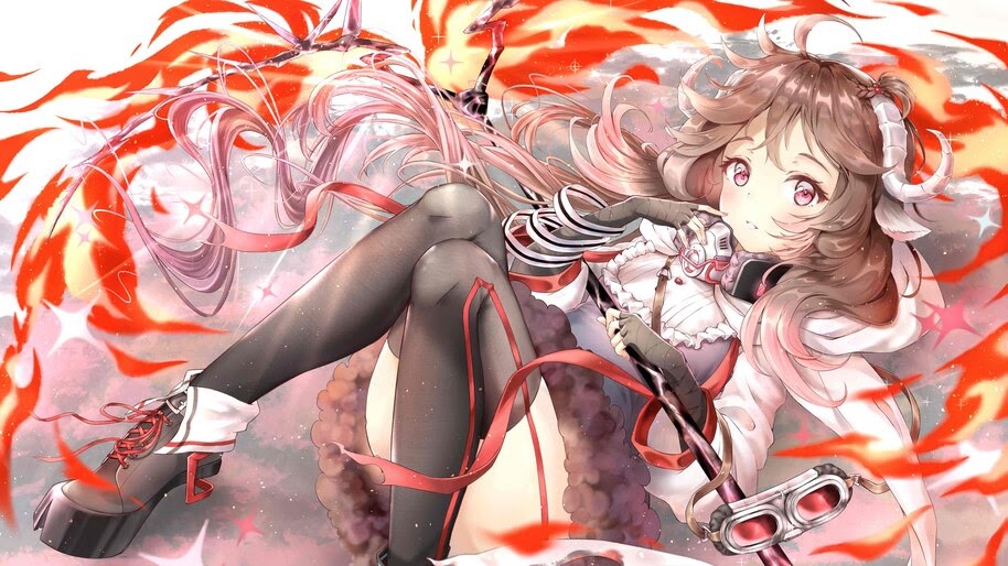 Anime, Girl, Eyjafjalla, Arknights, 4K, #6.1780