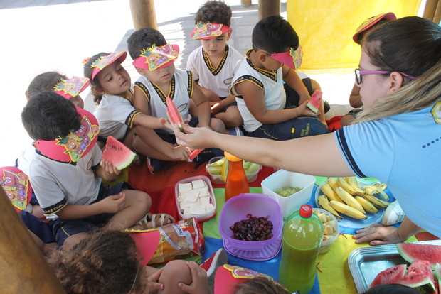 Projeto 'Alimentação Saudável' é desenvolvido com turmas da Educação Infantil da Escola Dinâmica