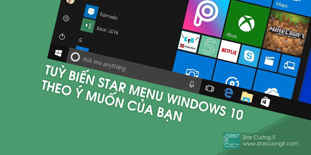 StarIsBack version 2.6.4 - Tùy biến star menu Windows 10 theo ý muốn của bạn