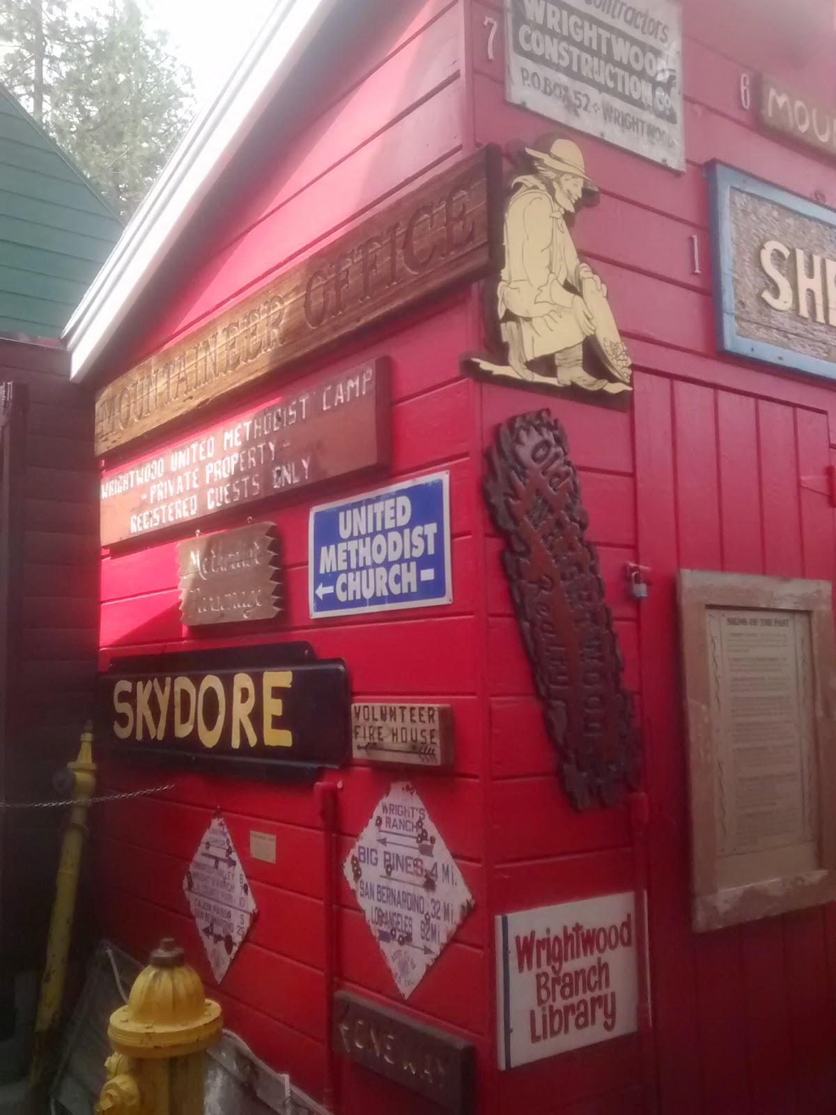 Beyond the Ridgeway 25 April. Mile 369 Wrightwood. Americana.