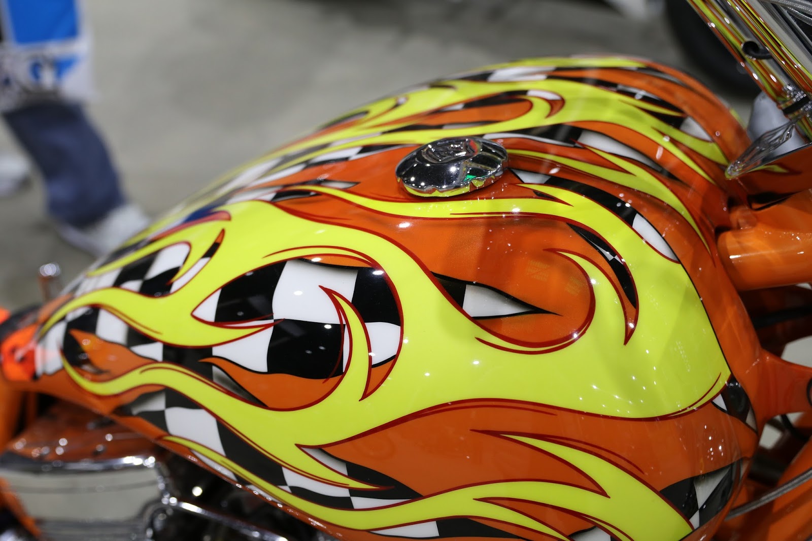 OldMotoDude Modern Chopper for sale at the 2018 Denver Motorcycle Expo