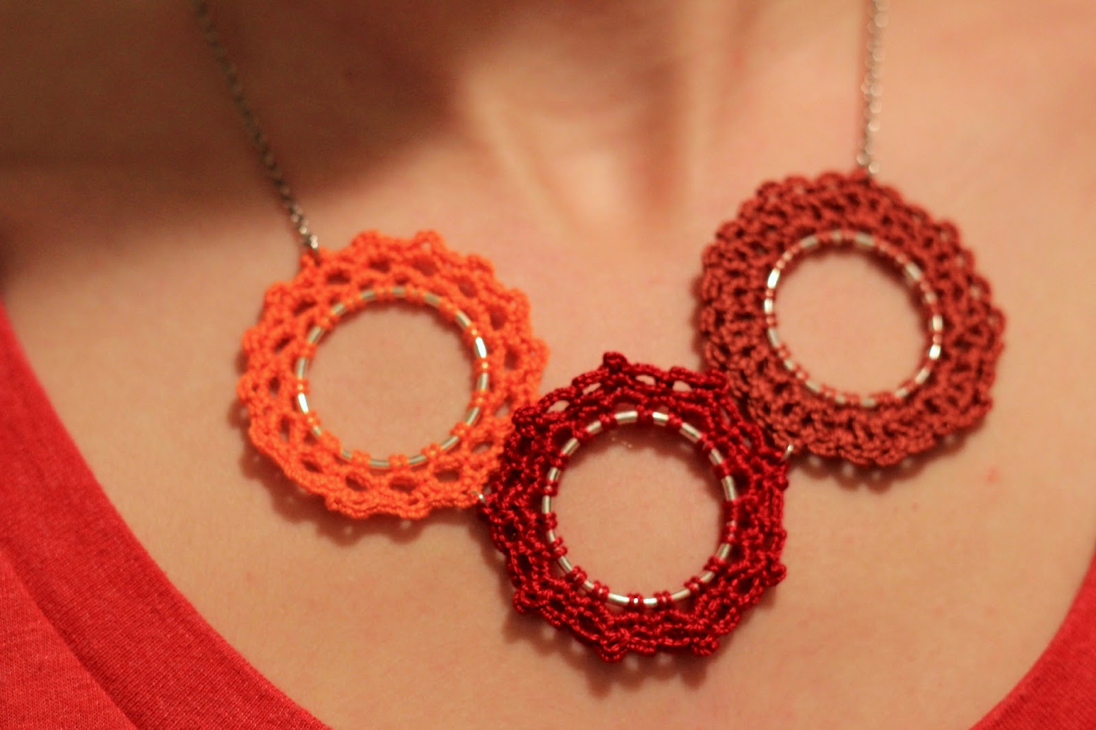 Three Ring Necklace | Melmaria Designs: Three Ring Necklace