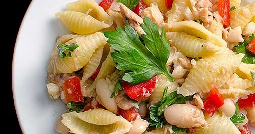Kitchen Riffs: Pasta, Bean, and Tuna Salad