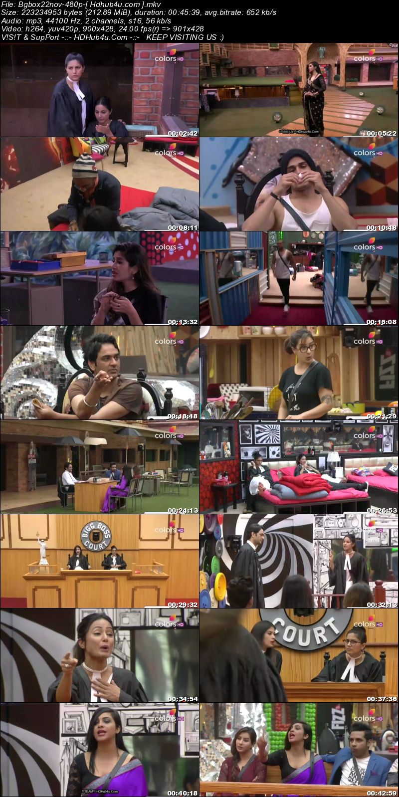 Bigg Boss S11E53 22th November 2017 HDTV 480p 200MB Download Bigg Boss S11E53 22th November 2017 HDTV 480p 200MB Download