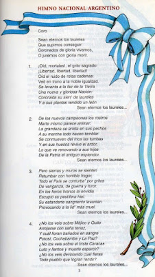 Letra del Himno Nacional Argentino