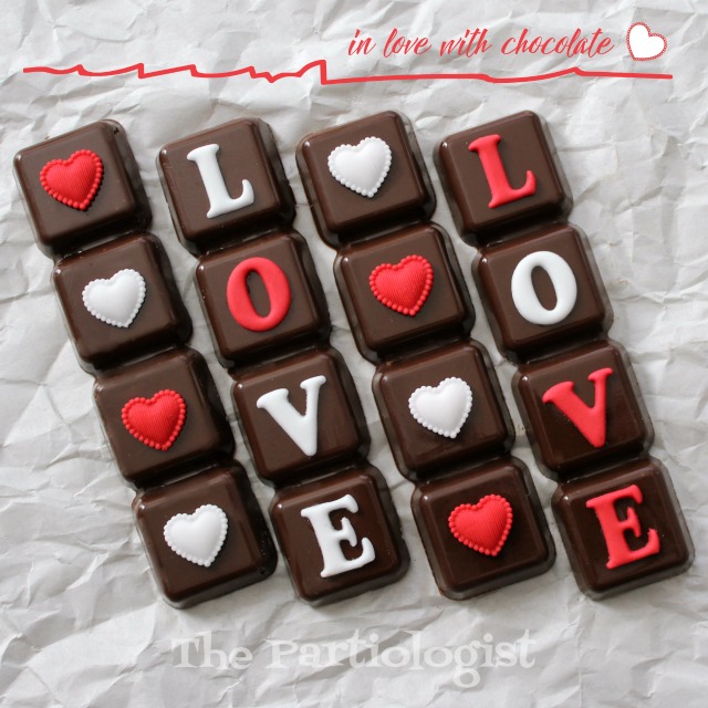 The Partiologist Valentine Chocolate Bars!