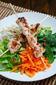 Lemongrass Chicken Rice Vermicelli Salad