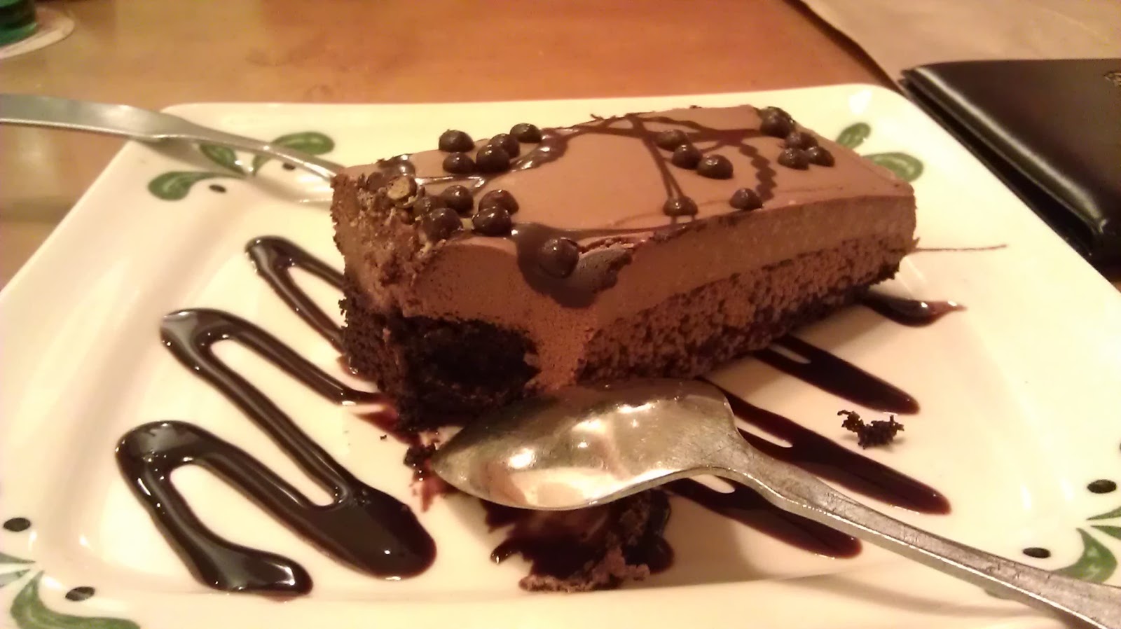 chocolate mousse cake olive