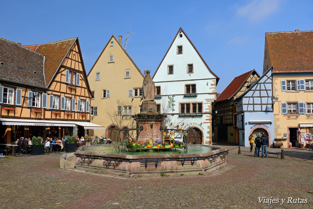 Plaza del castillo, Eguisheim