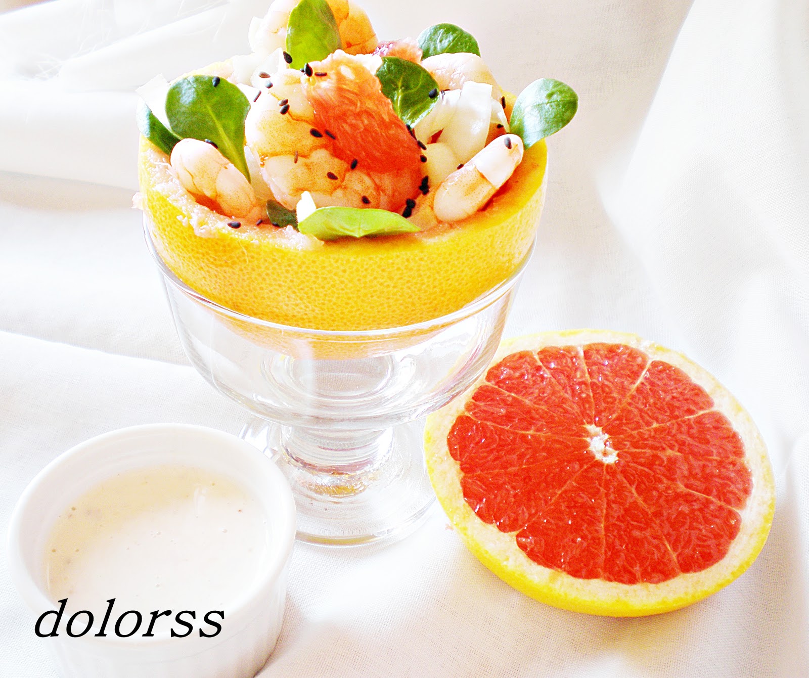 Blog de cuina de la dolorss Ensalada refrescante de pomelo, endibias y