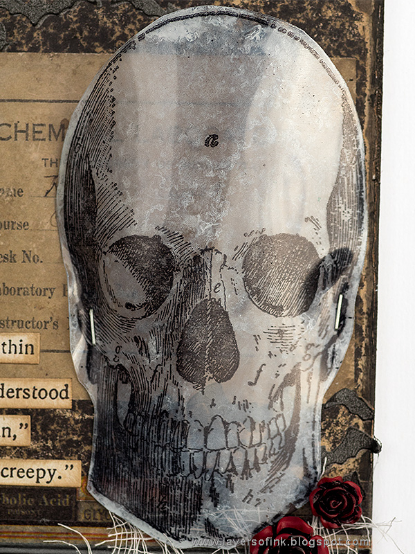 Layers of ink - Apothecary Wall Hanger by Anna-Karin with Tim Holtz Halloween idea-ology