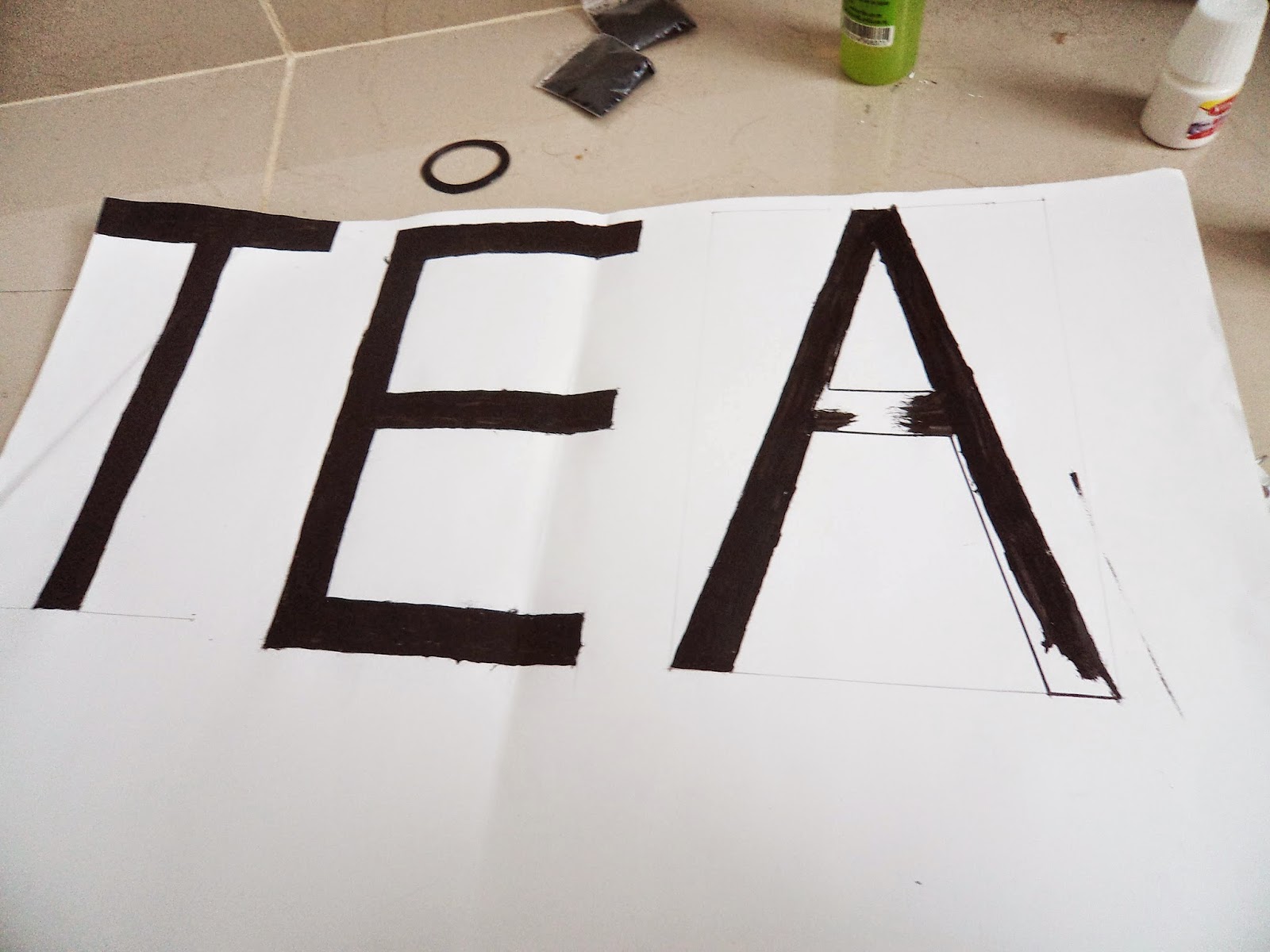 DIY: Banner/cartel para tu cuarto - velvet-style
