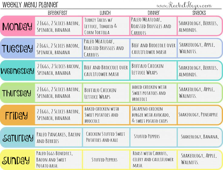 My Fit Foods Menu Calories My Fit Foods Menu Calories