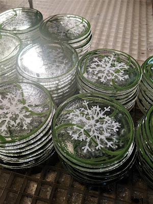 Fused and enameled Ornaments