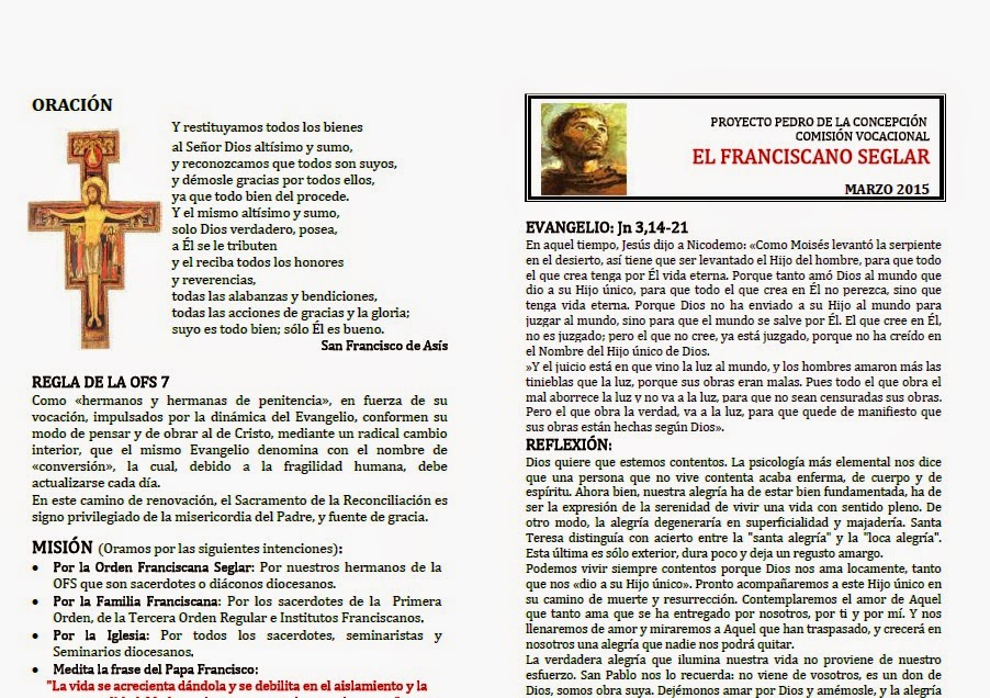 ORDEN FRANCISCANA SEGLAR DE GRANADA