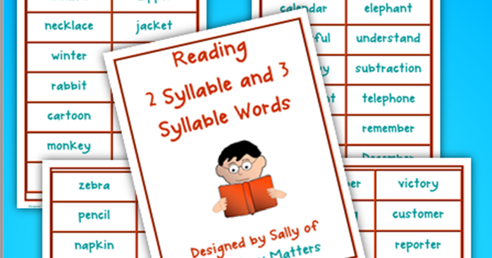 Classroom Freebies: Teaching the Six Syllable Types