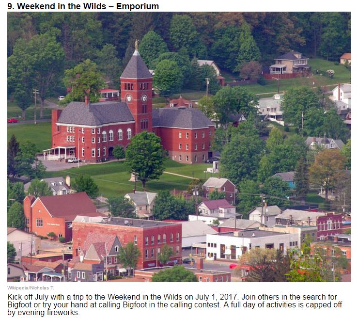 Cameron County PA News Emporium Made the List!