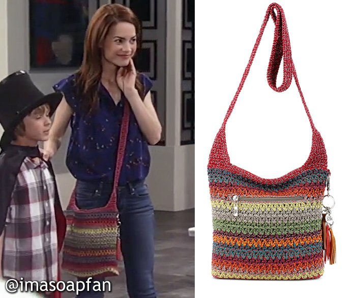 the sak crochet crossbody bag