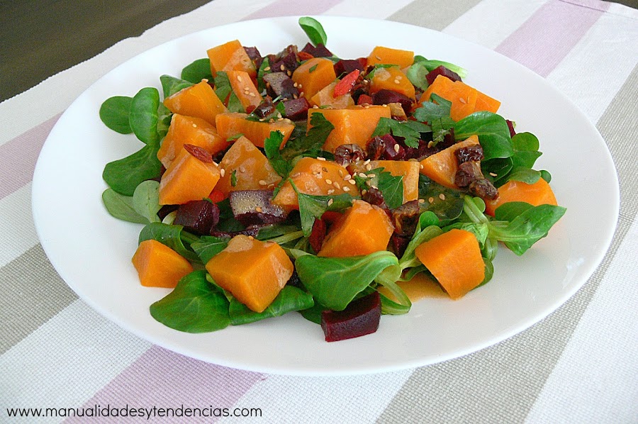 Ensalada sana de invierno