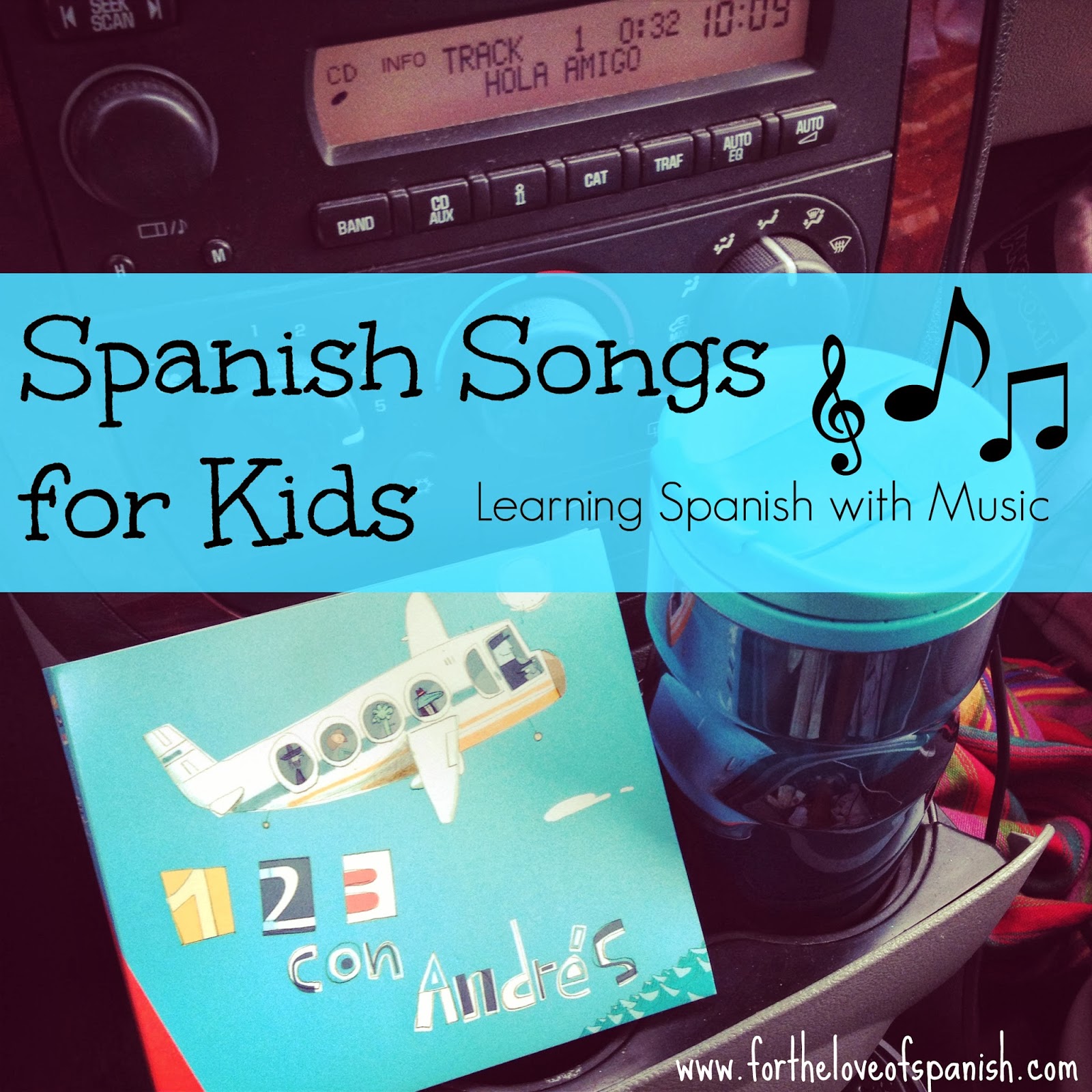 ¡1, 2, 3 con Andrés! a Review //  Kids Songs for Learning Spanish