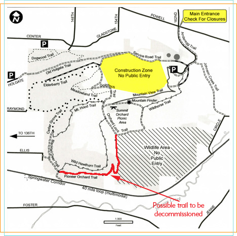 Map Powell Butte Nature Park Map Powell Butte Nature Park