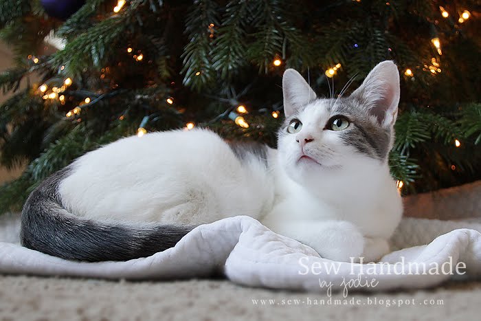 christmas kitten www.sew-handmade.blogspot.com