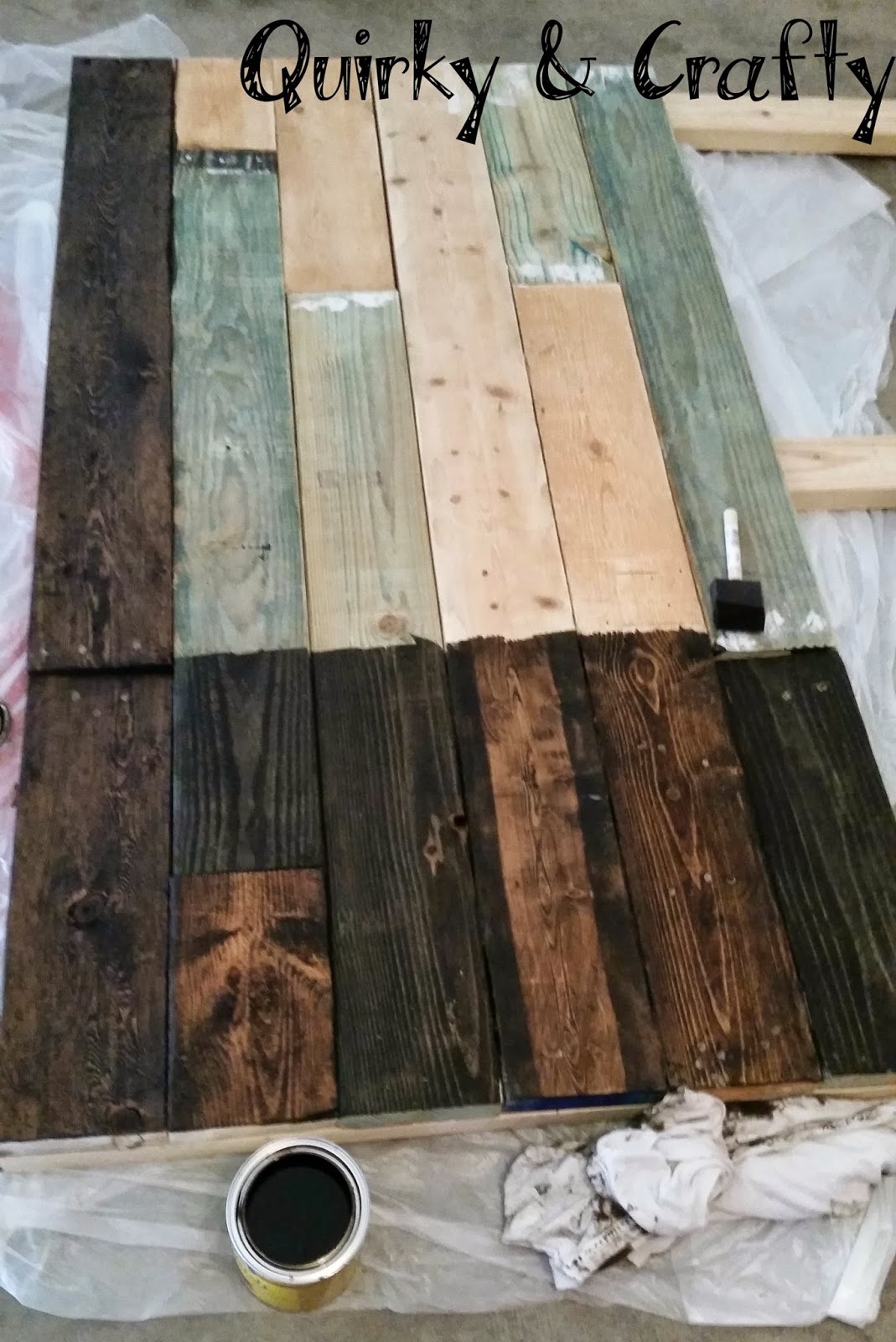 Quirky and Crafty: DIY Reclaimed Wood Headboard