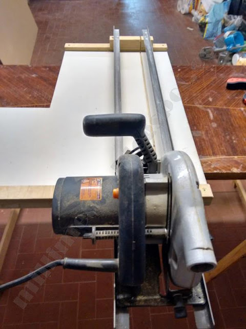 Radiale dei poveri (poor radial saw)