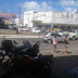 Carro e moto colidiram na avenida Pres. Bandeira