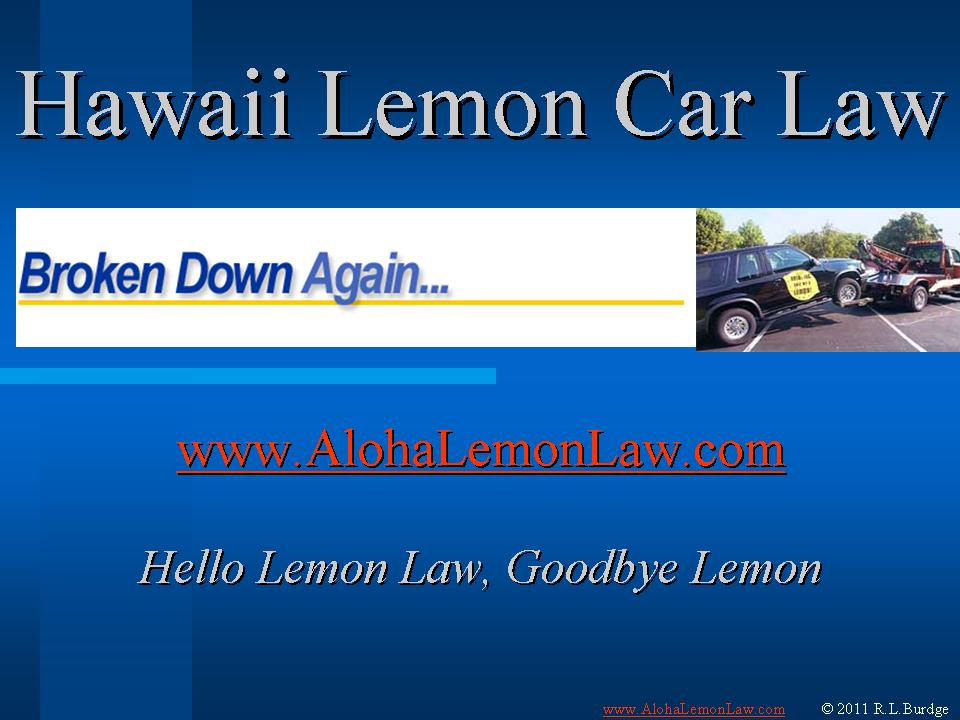 rv lemon law