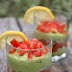 Mexicali Smooth Guacamole in Glasses with Tomatoes