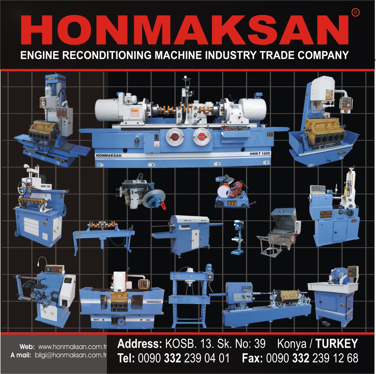 Fren Kampana Disk Tornası Drum Disc Brake Lathe Machine (Máquina del