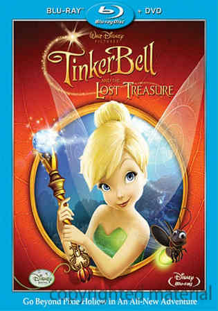 Tinker Bell And The Lost Treasure 2009 BRRip 250MB Hindi Dual Audio 480p