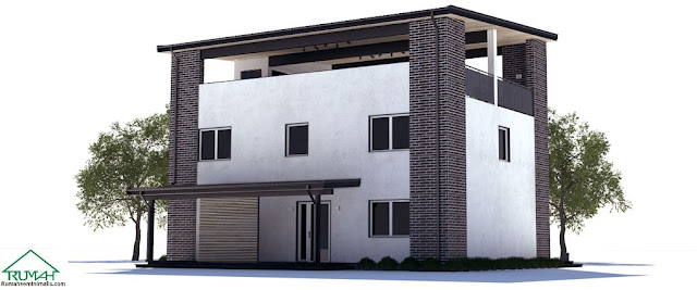 Denah Model Desain Gambar Rumah Minimalis Idaman Modern Tipe 233 merupakan kebutuhan pokok setiap manusia Denah Model Desain Gambar Rumah Minimalis Idaman Modern Tipe 233