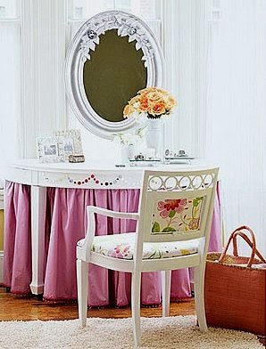 Decorating With Skirted Dressing Tables Decoration Wood Decorating With Skirted Dressing Tables Decoration Wood