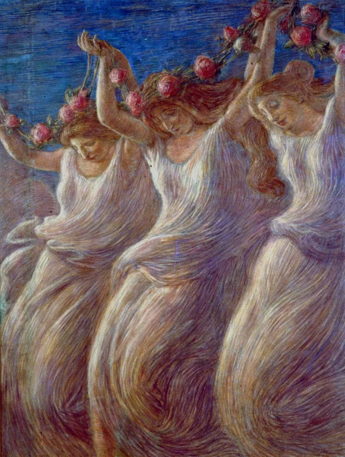 Gaetano Previati 1852-1920 | Italian Symbolist painter