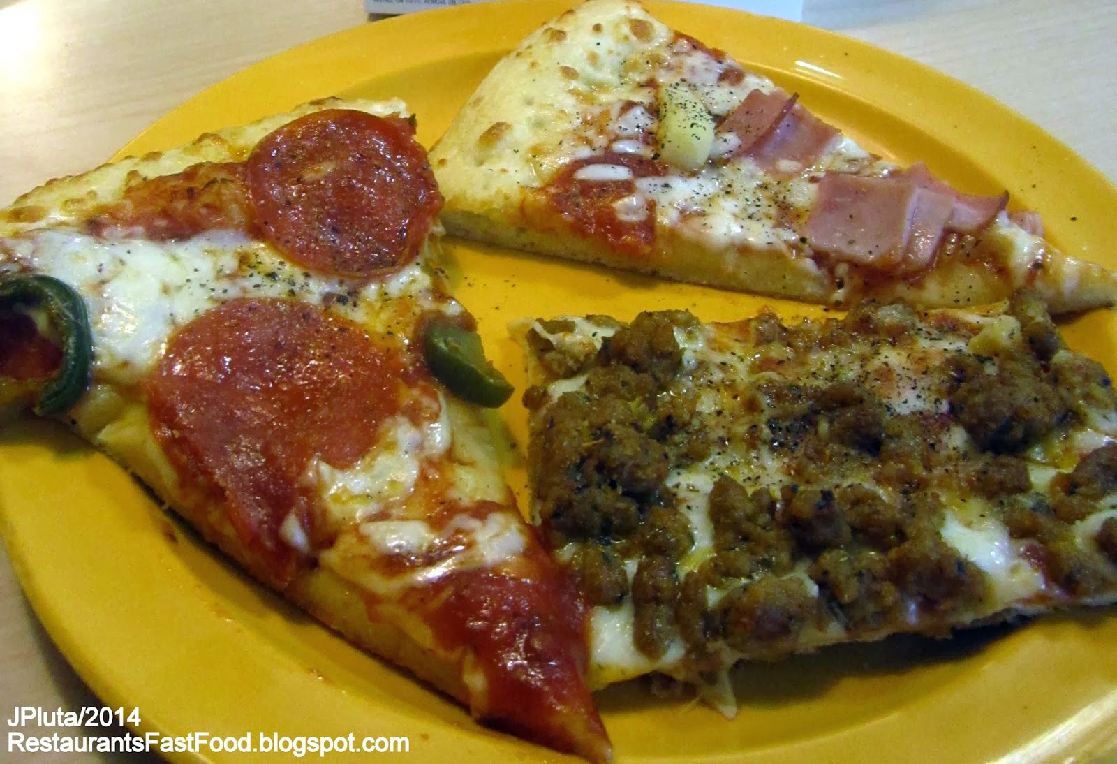 Restaurant Fast Food Menu McDonald's DQ BK Hamburger Pizza Mexican Taco