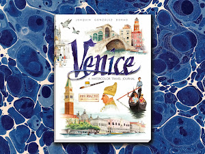 Venice watercolor travel journal
