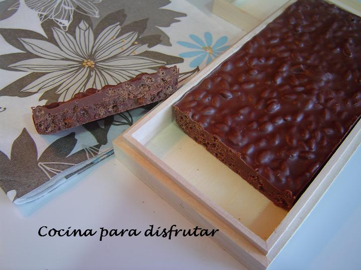 turron de chocolate crujiente
