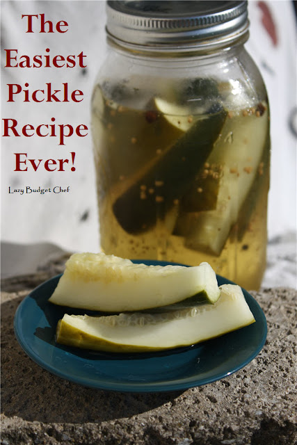 easy dill bread and butter pickle recipe