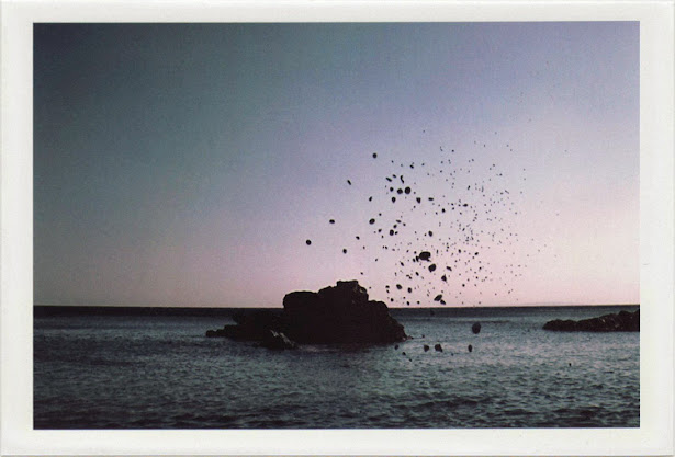 dirty photos - time - cretan landscape photo of rocks in the sea near plakias