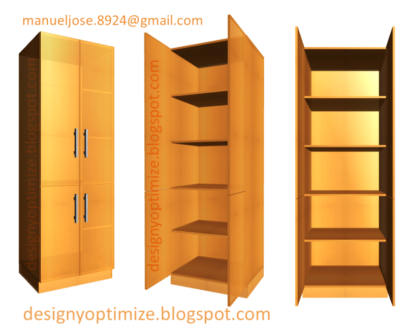 Diseño De Muebles Madera: Crear Estante, Alacena, Despensa Mueble Para - Planos y Medidas