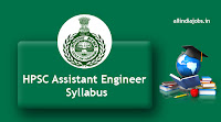 HPSC Assistant Engineer Syllabus