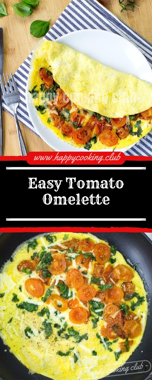 Easy Tomato Omelette Easy Tomato Omelette