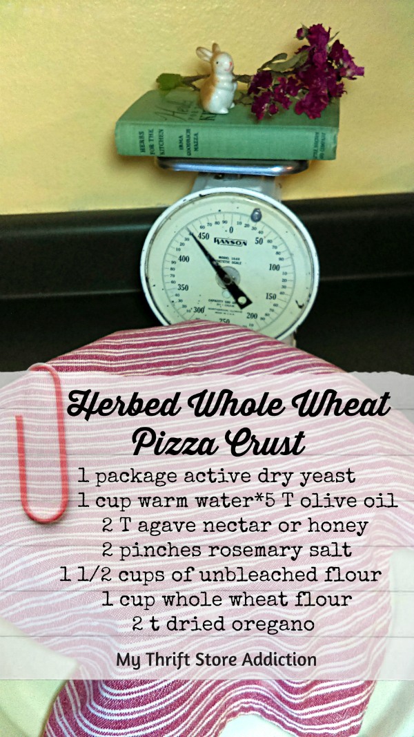 herbed whole wheat pizza crust