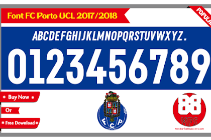 Font FC Porto UCL 2017/2018