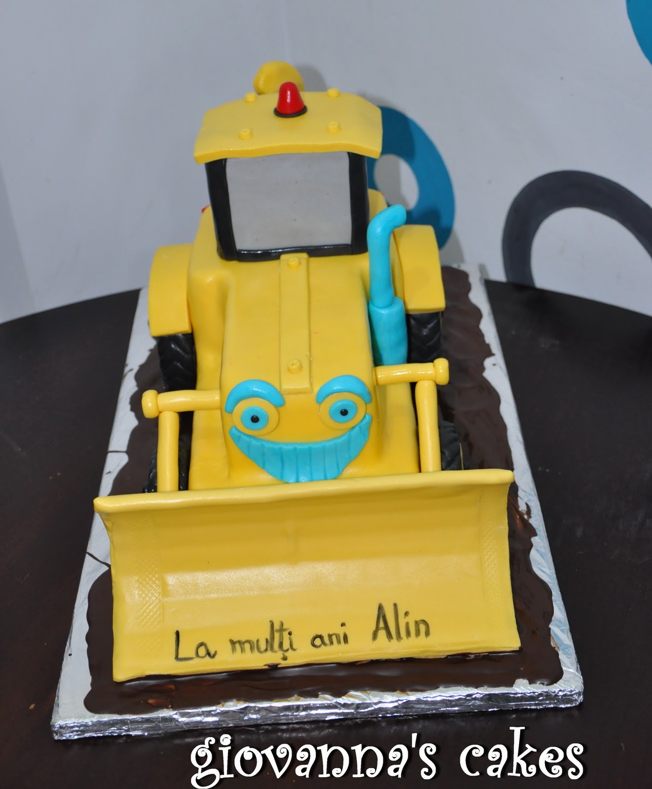 giovanna's cakes Excavator cake again