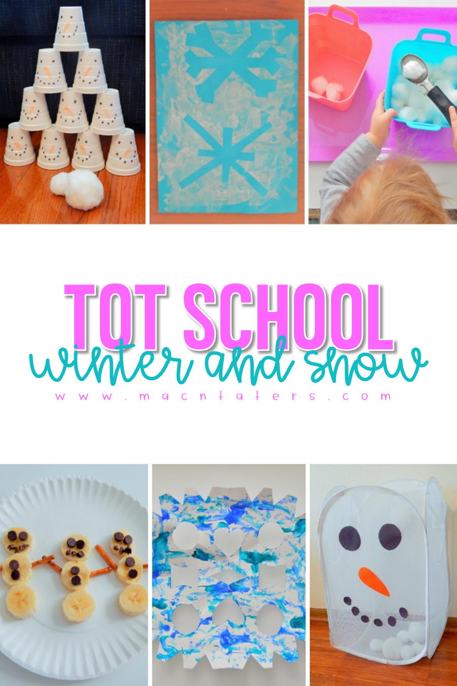 Tot School Winter & Snow Lets Play.Learn.Grow