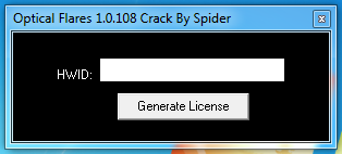 Optical Flares Crack Spider